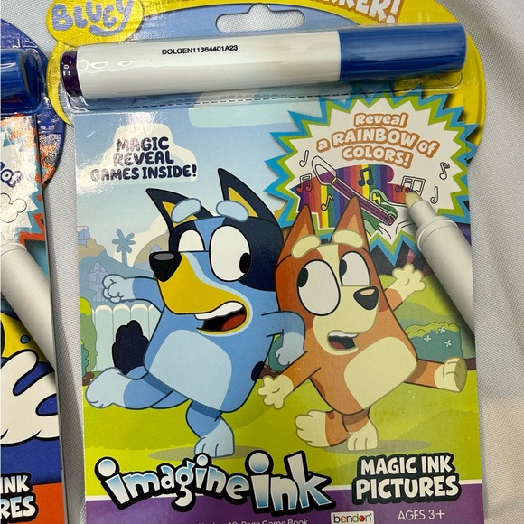 Bundle of 3 Imagine Ink Coloring and Game books and markers - Picture 7 of 10